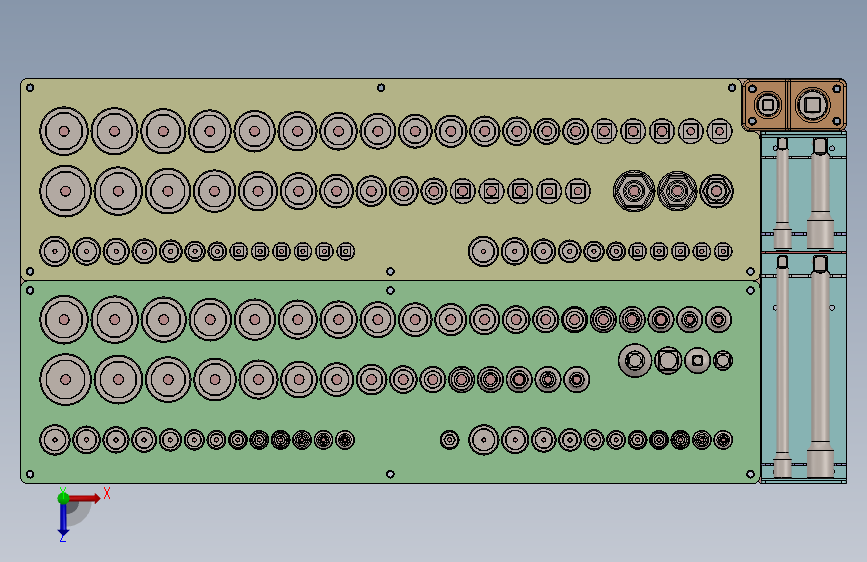 Tekton 1_4和3_8驱动12角套筒托盘