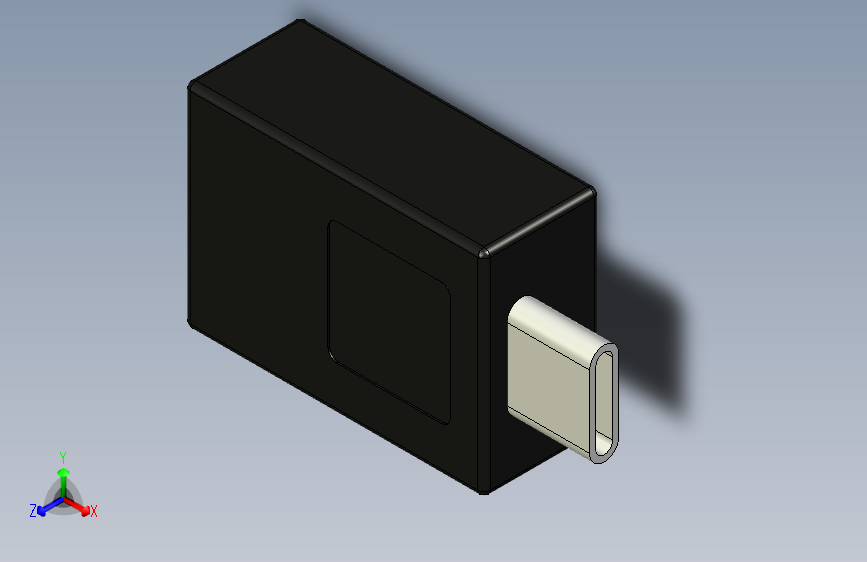 USB A 口转 USB C 插头适配器
