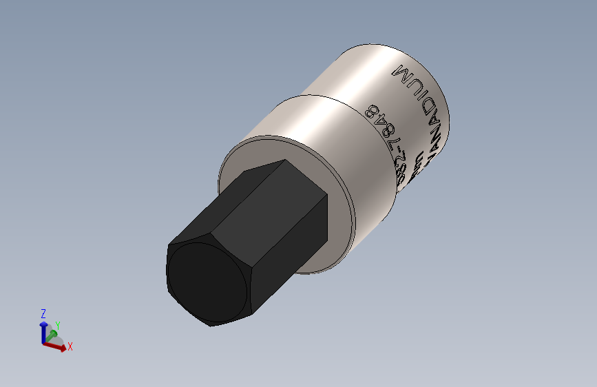 六角内六角头扳手 1_2 方形驱动 17mm x 70mm