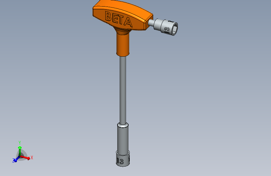 套筒扳手用T型手柄 13mm