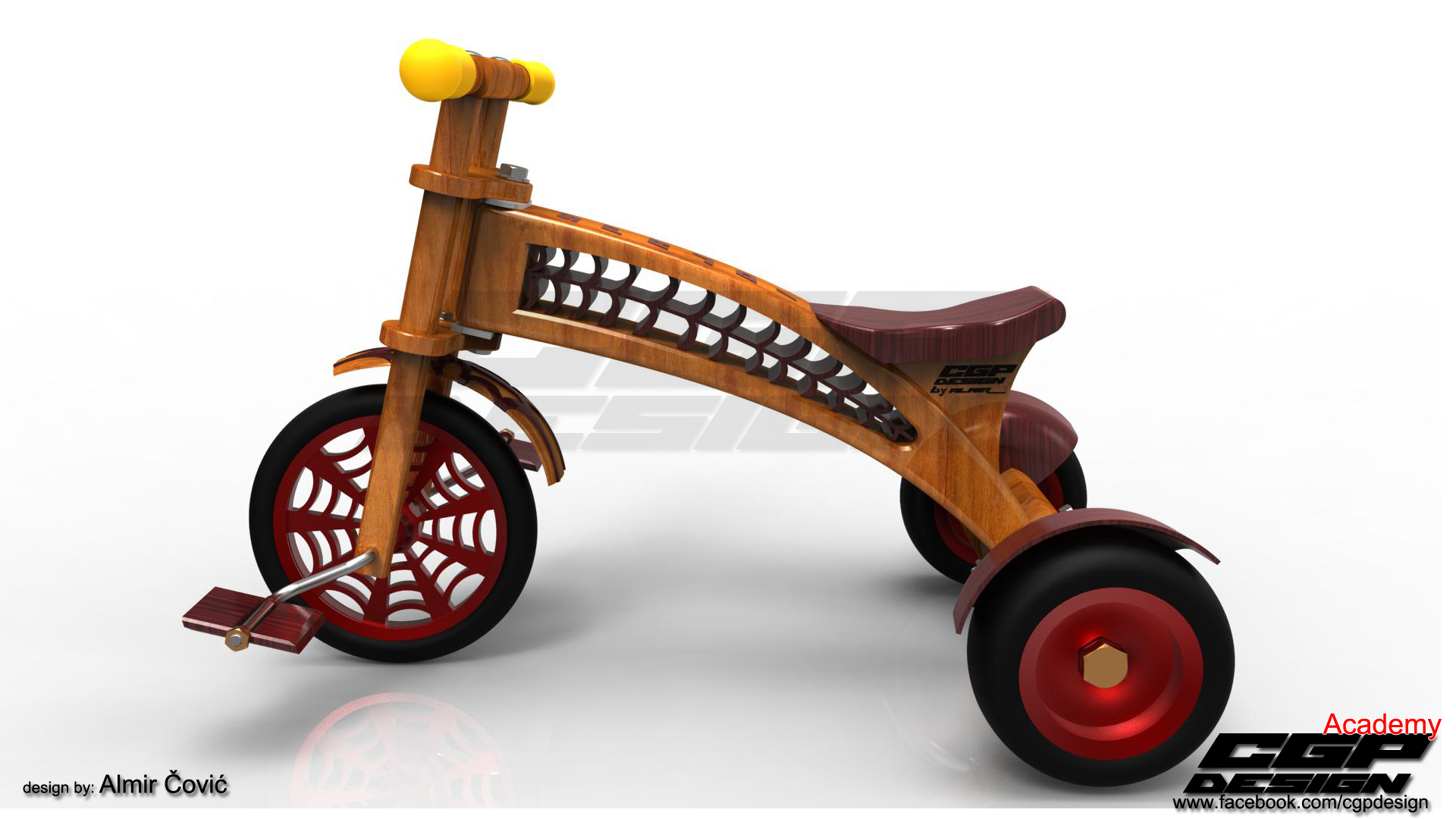 CGP设计学院... Spajdi- 儿童自行车- 由Almir Covic设计