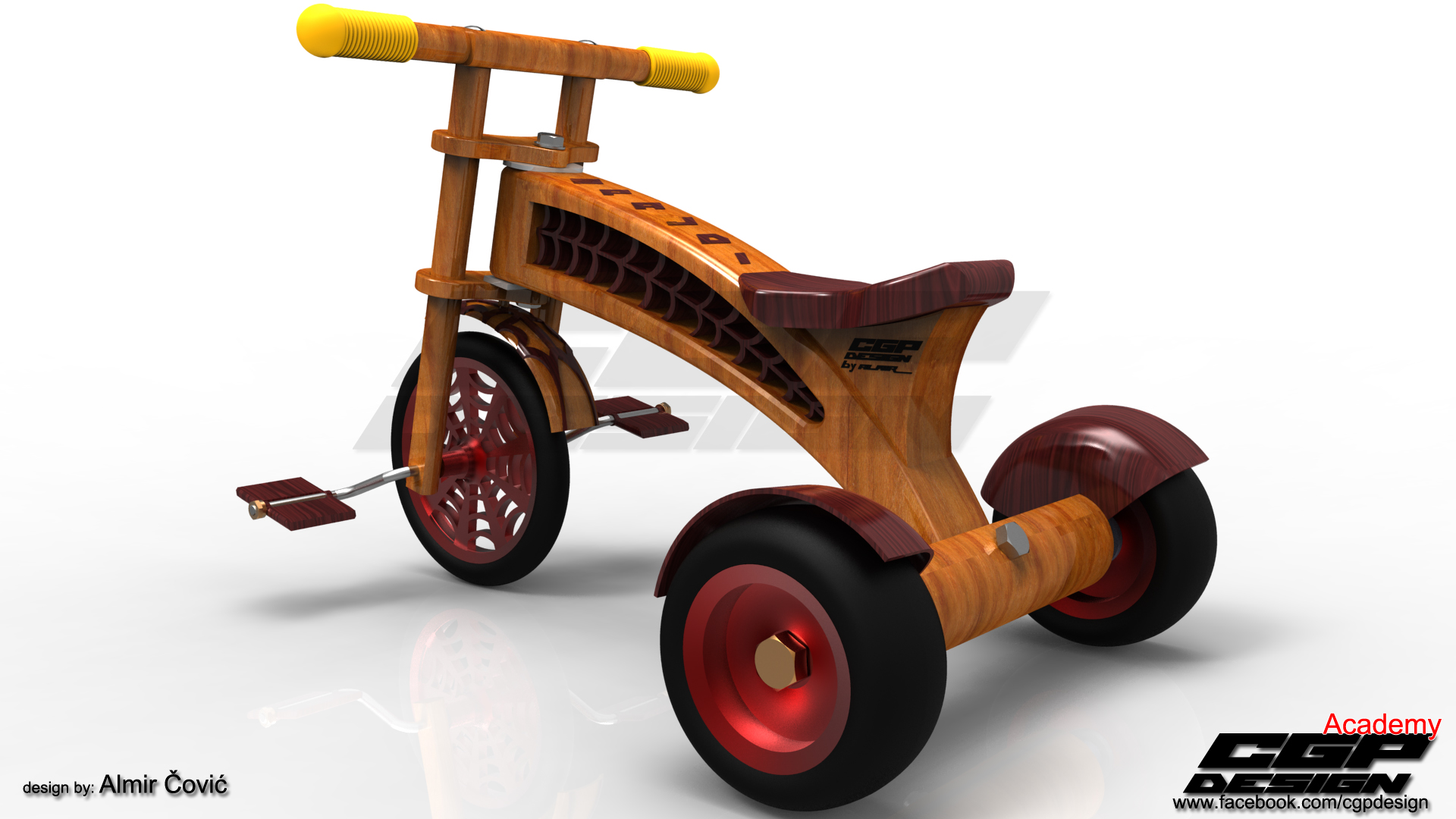 CGP设计学院... Spajdi- 儿童自行车- 由Almir Covic设计