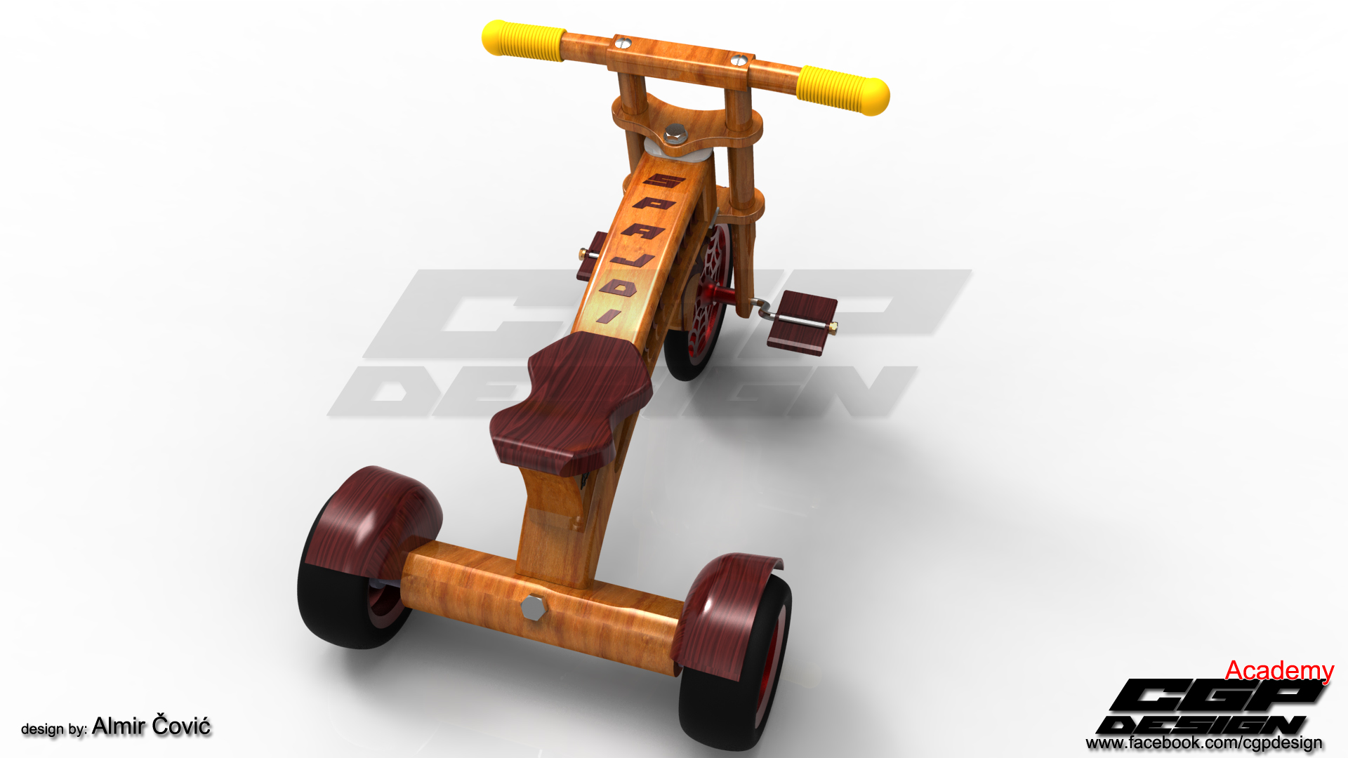 CGP设计学院... Spajdi- 儿童自行车- 由Almir Covic设计