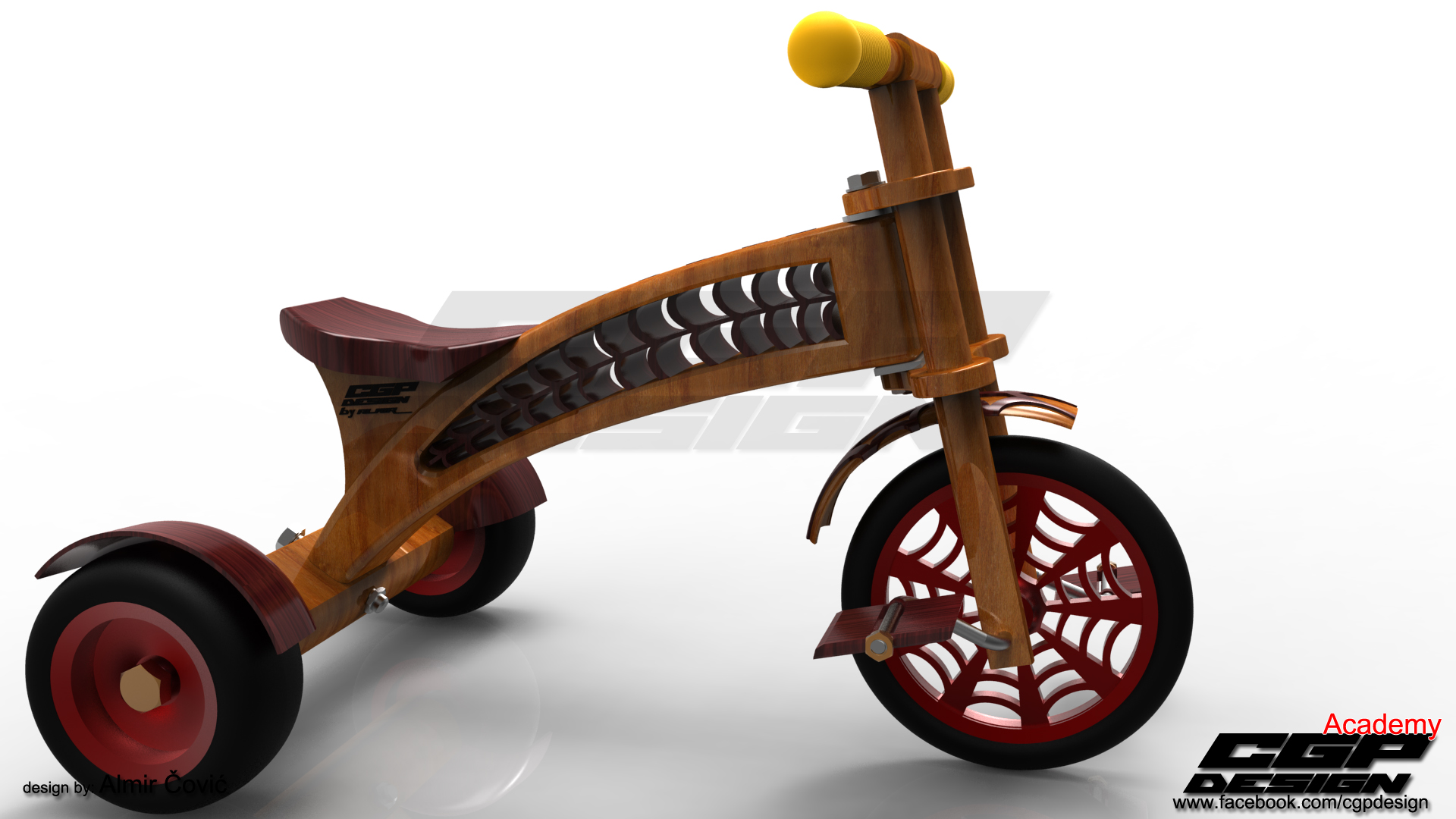 CGP设计学院... Spajdi- 儿童自行车- 由Almir Covic设计