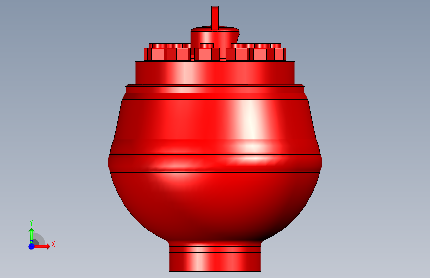 Hydril K20-5000 无压力表 正面视图