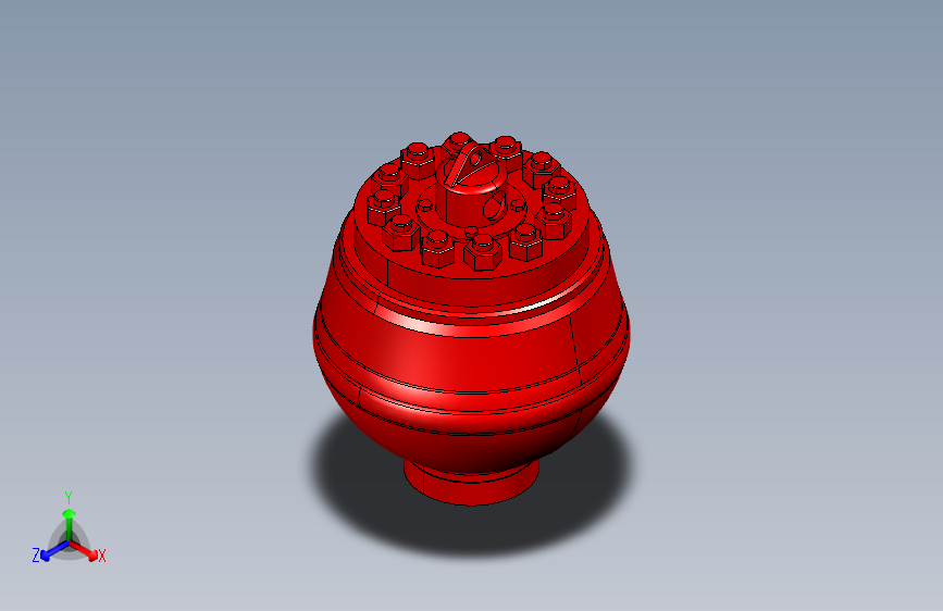 Hydril K20-5000 无压力表 主视图