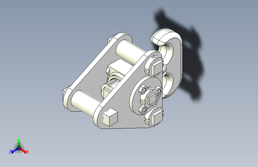 AutoCAD+吊钩+3D+建模
