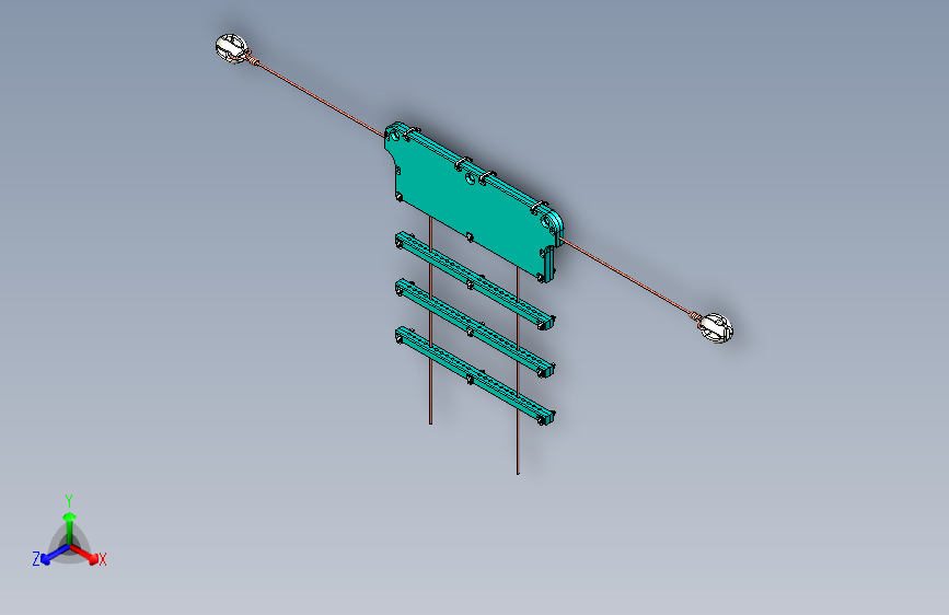 带有可调传输线阻抗的线式双极天线+_开线_+梯形馈线