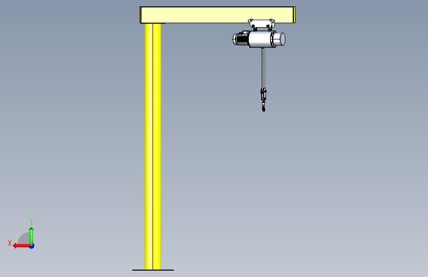 吊车+-+Autodesk+Inventor 背面视图