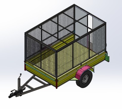 8x5FT农场拖车