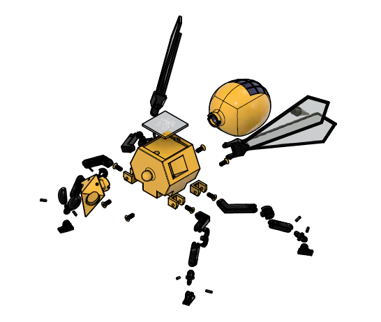 BEE-A简易机械蜜蜂模型