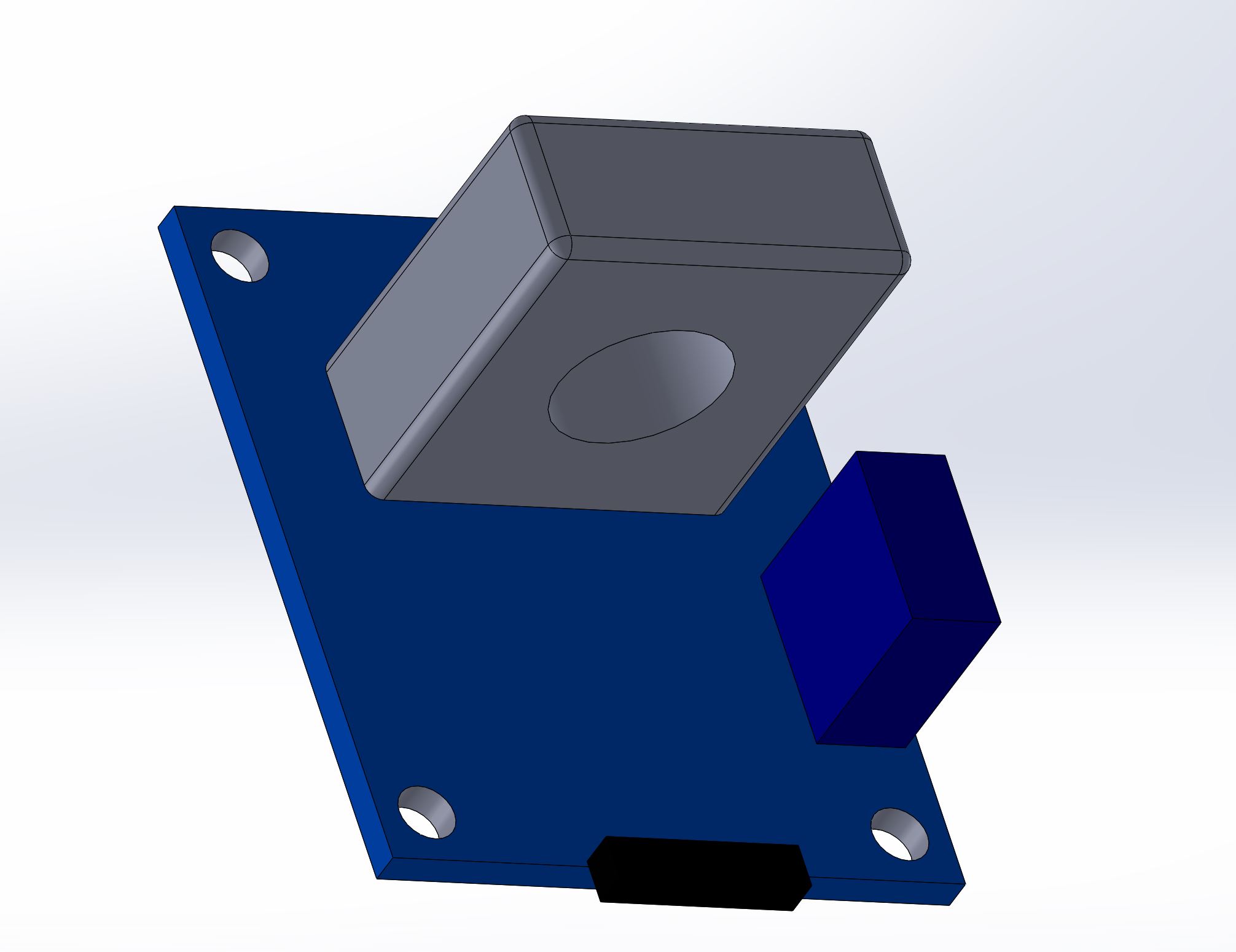 霍尔效应电流传感器 - SOLIDWORKS模型