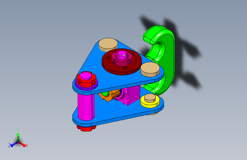 起重机吊钩+catia+模型
