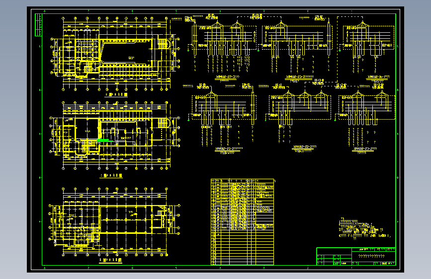 变电站主控楼照明布置图