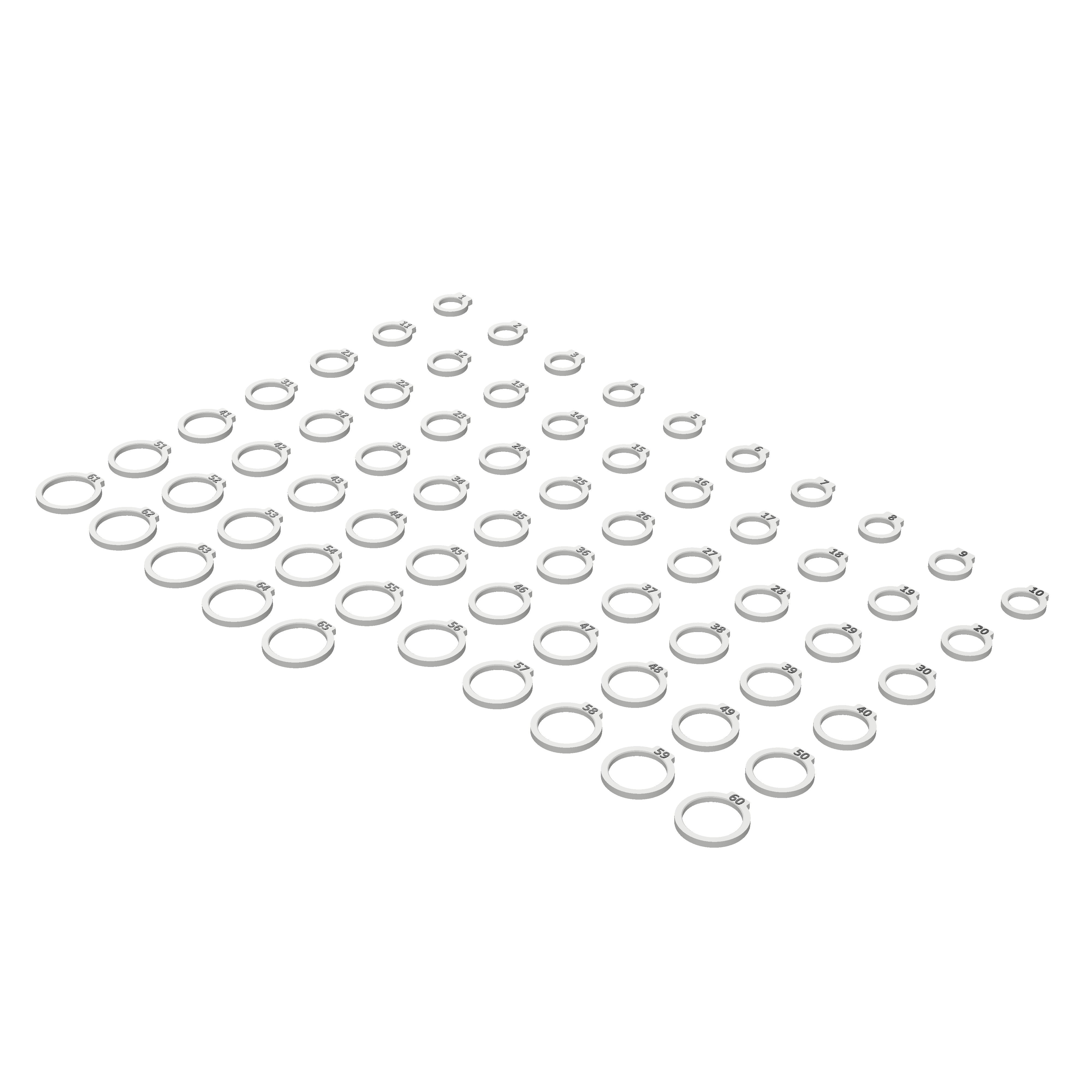 珠宝戒指 ISO 8653 样板工具