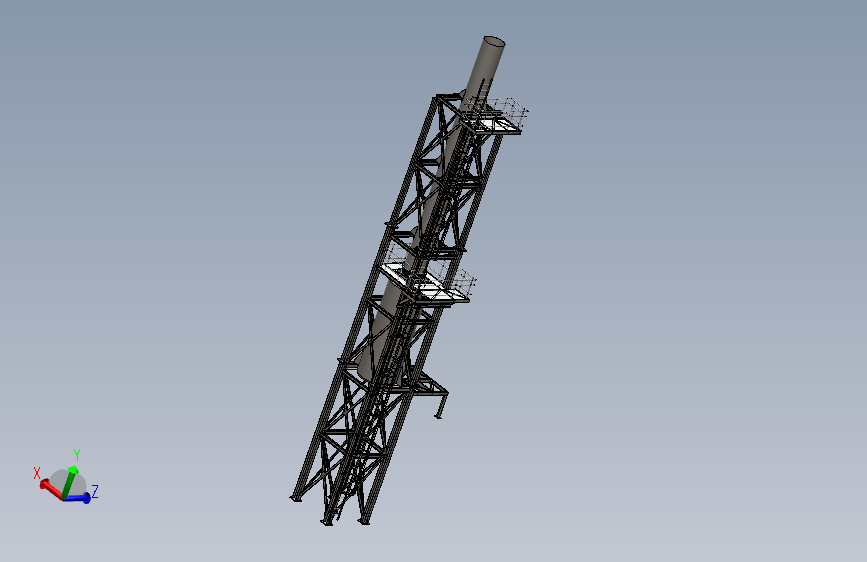 堆栈钢结构 3d机械模型图纸 Solidworks