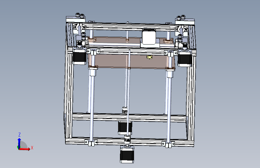 3D打印机PL04 3d机械模型图纸 Solidworks x_t STEP