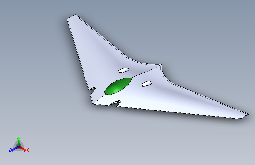 隐形概念机 3d机械模型图纸 IGES