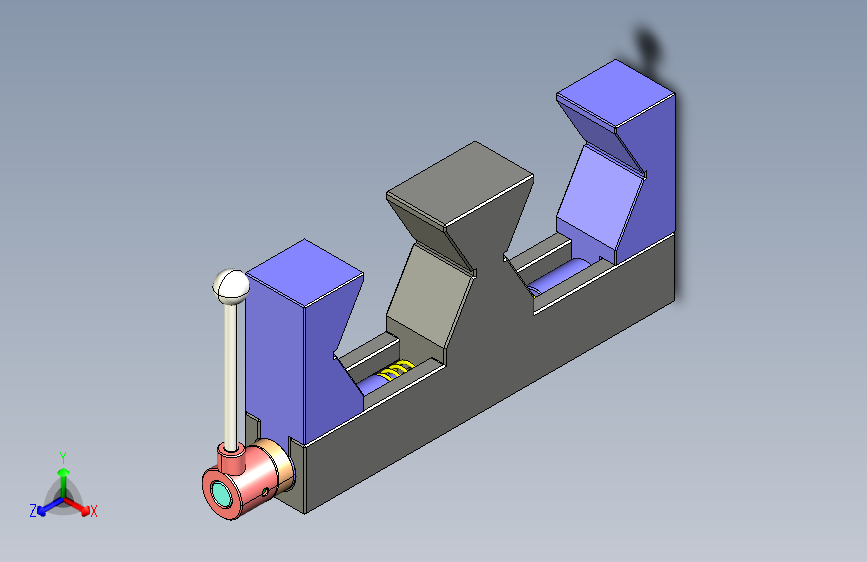 双管夹具 3d机械模型图纸 IGES STEP