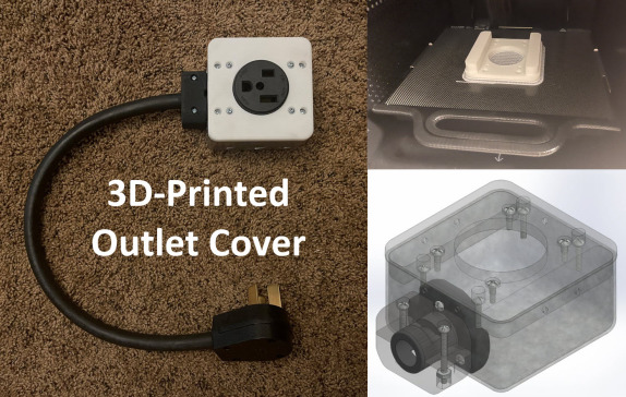 220V 插座盖 3D 打印