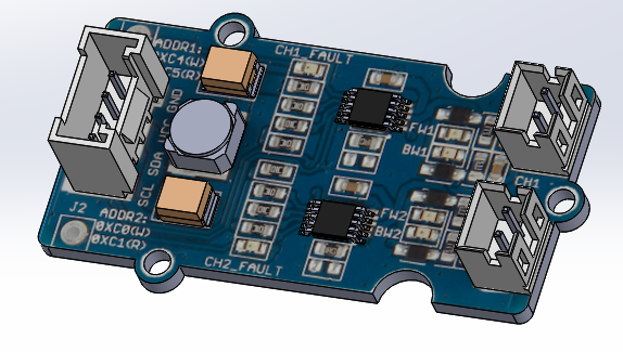 Grove迷你I2C电机驱动器（Arduino）