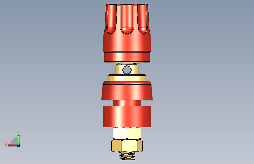 Hirschmann PKI 10 A 香蕉插头 背面视图