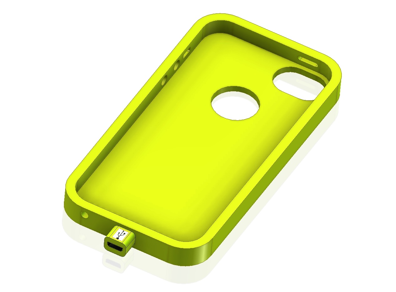 Iphone 5 带有 micro usb 适配器