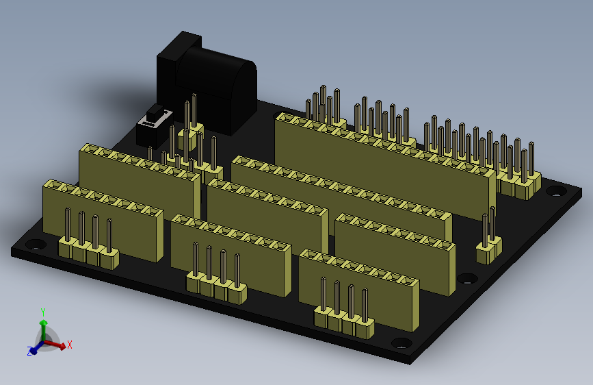 Keyestudio CNC Shield V4.0 板子适用于Arduino Nano