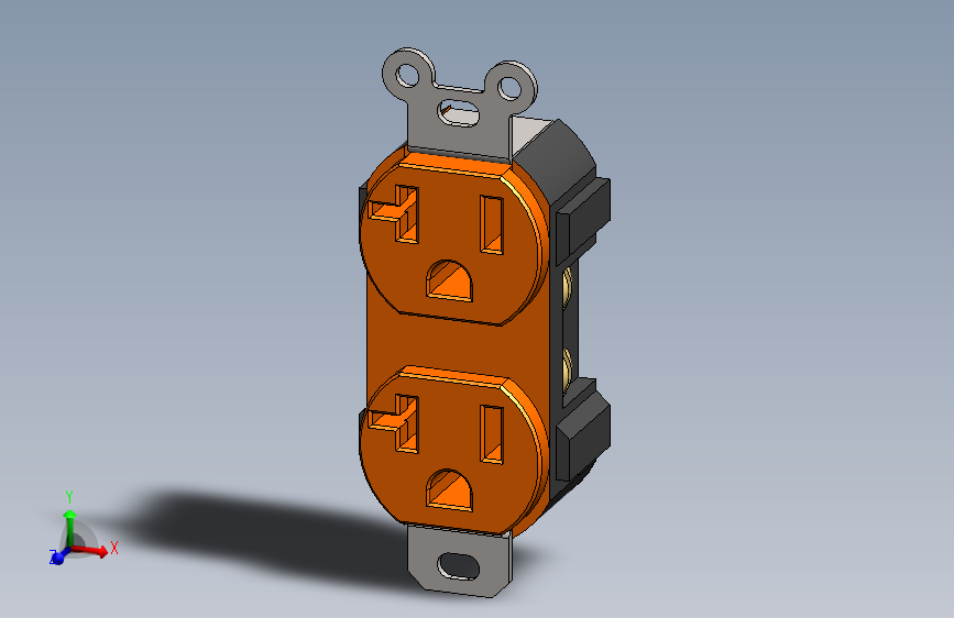 Leviton 125V - 20A 双联插座