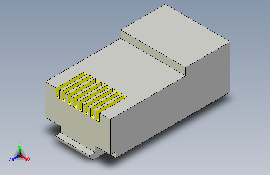 RJ45 以太网插头模型