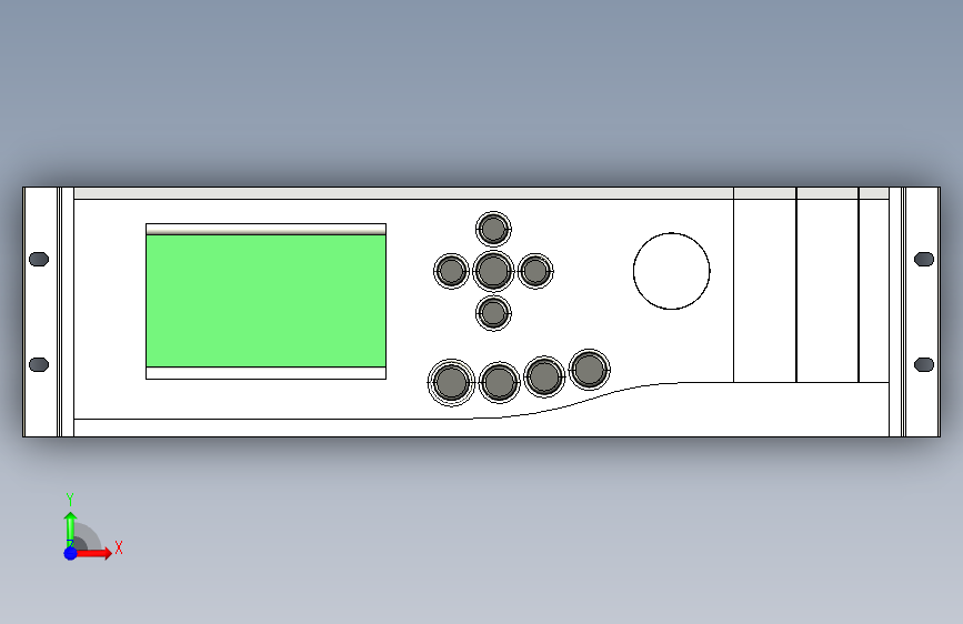 Servomex 伺服宝 4900 正面视图