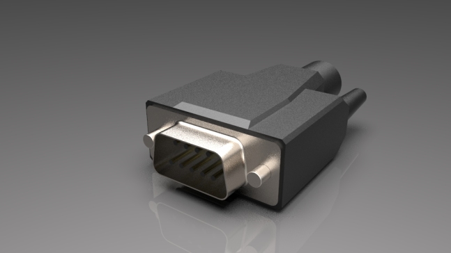 Solidworks教程#135 如何在Solidworks中制作DB9公连接器 By SW Easy Design