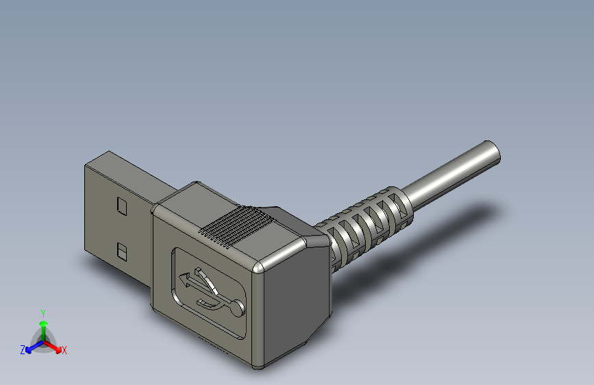 USB 3.0 90度 - UP连接器