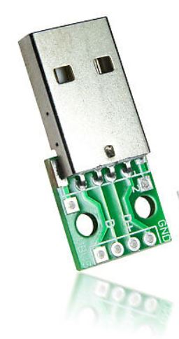 USB 角形插头 阳极