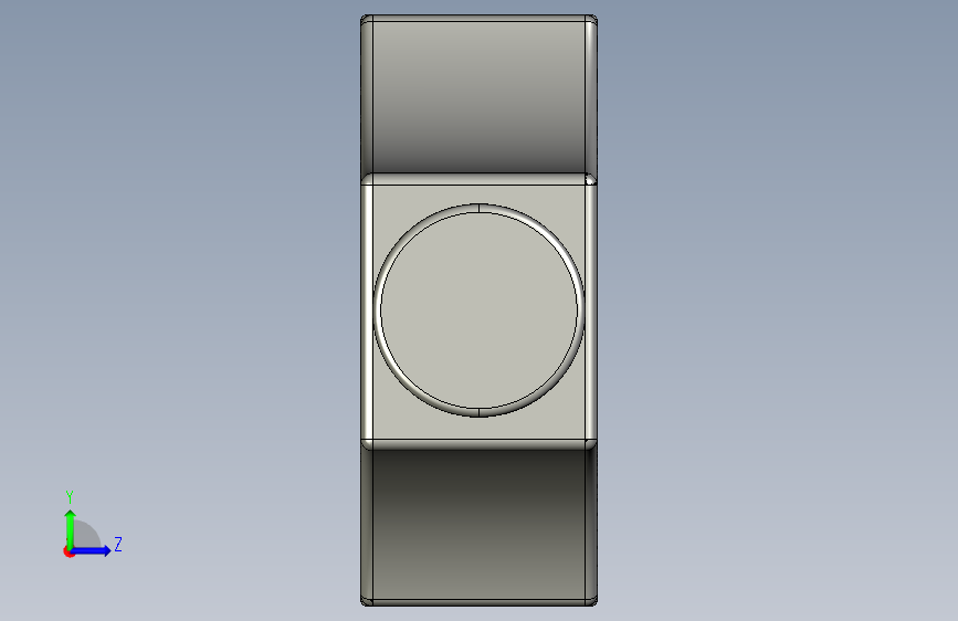 USB插头 (thesourcecad.com) (1) 左侧视图