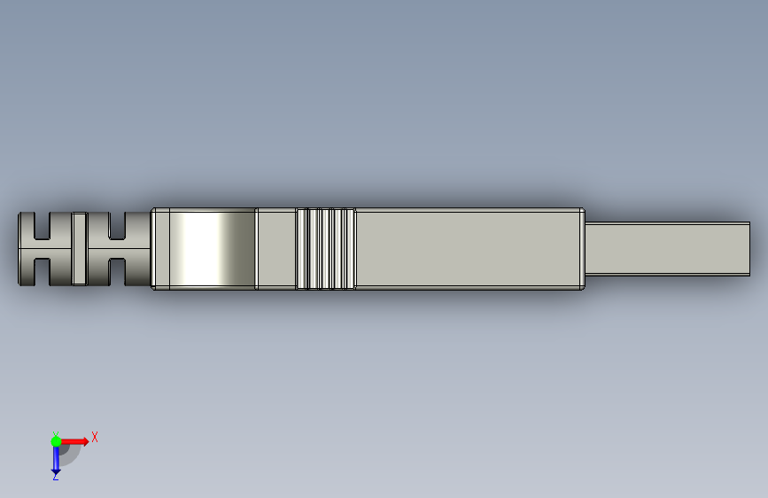USB插头 (thesourcecad.com) (1) 俯视图