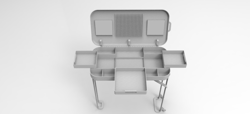 拉巴康达便携式书桌,由 hari.2 设计。