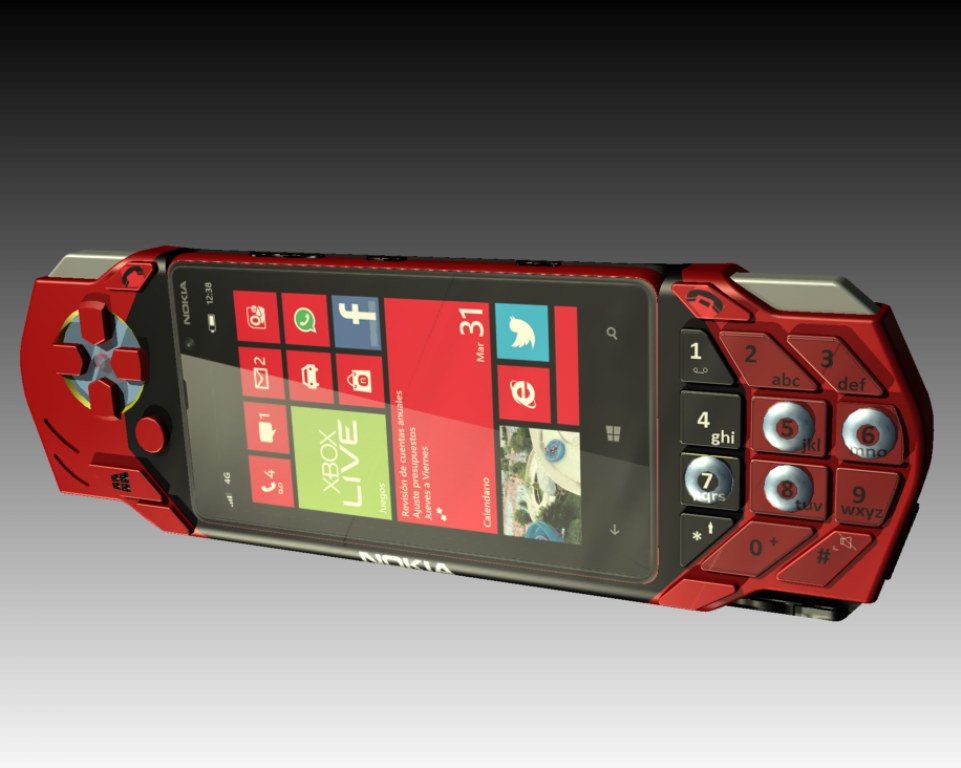 诺基亚 Lumia 游戏手柄 移动电源
