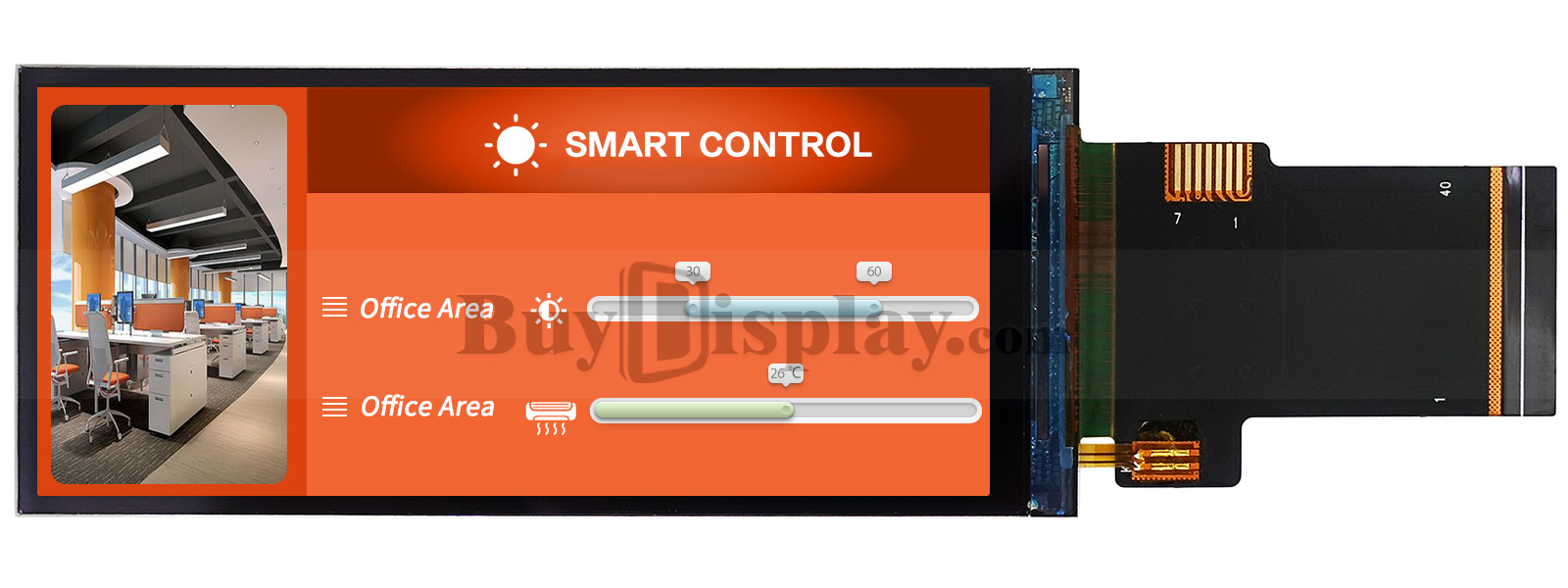 条形 3.51 英寸 340x800 IPS TFT 显示屏 SPI+RGB 接口 (1)