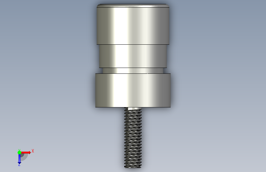 香蕉母连接器 俯视图