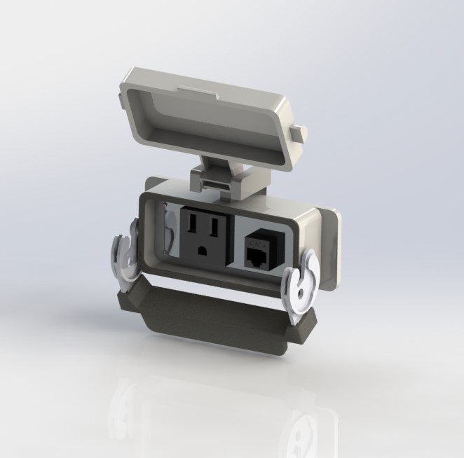 以太网和插座集线器 [DP1-RJ45-16LS]