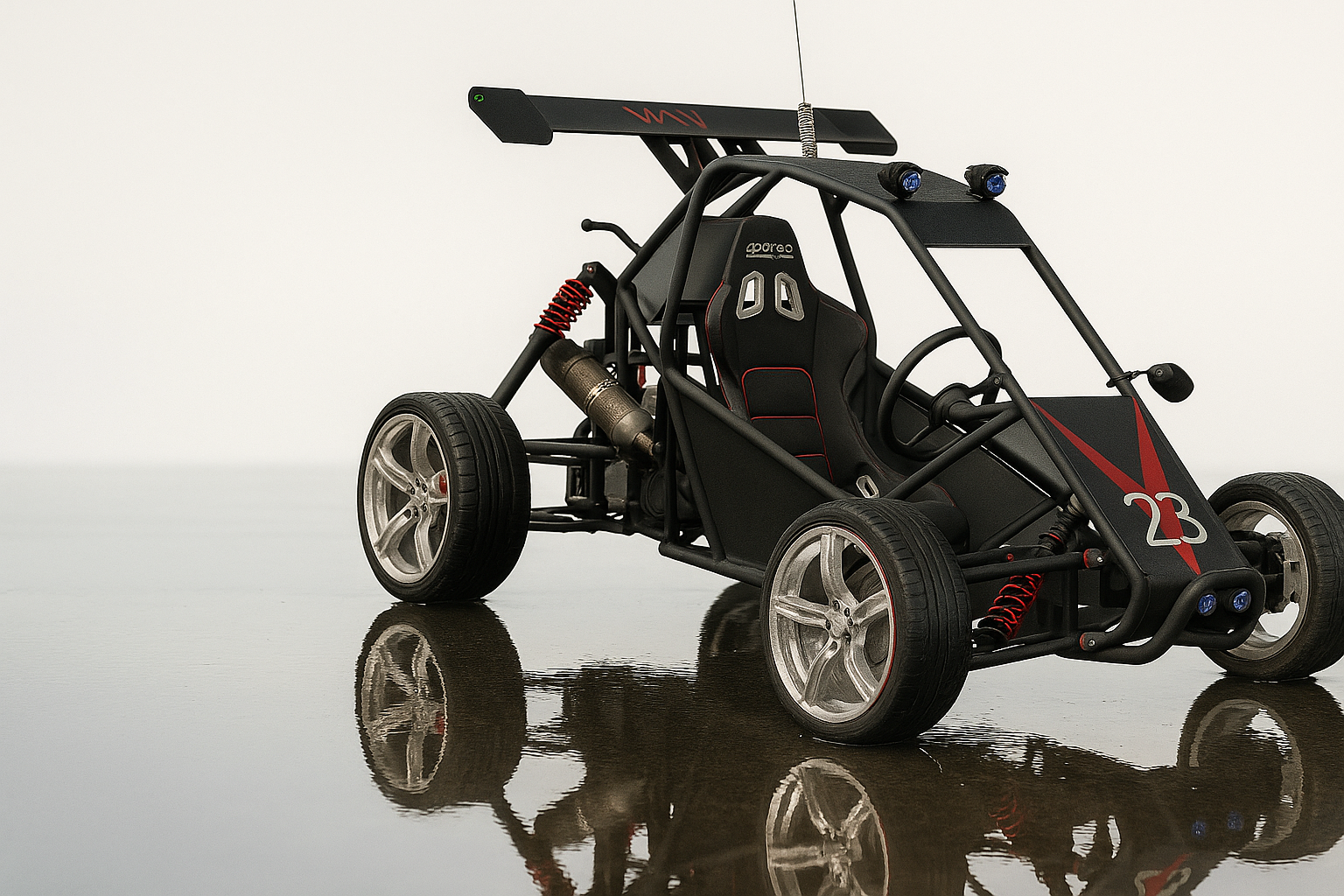 卡丁车钢管车结构 STP格式