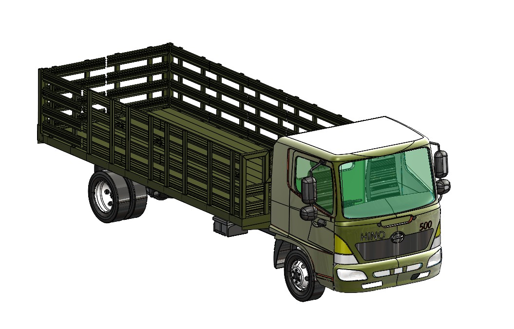 堆叠式卡车模型 STEP