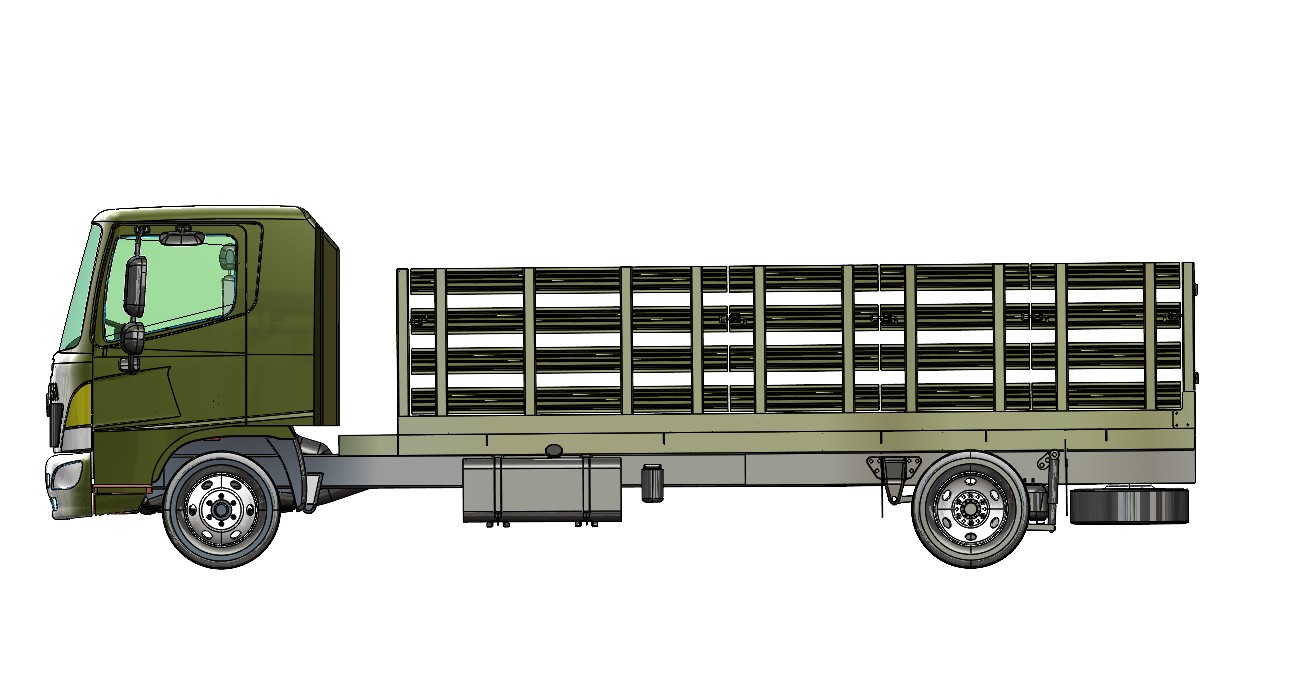 堆叠式卡车模型 STEP