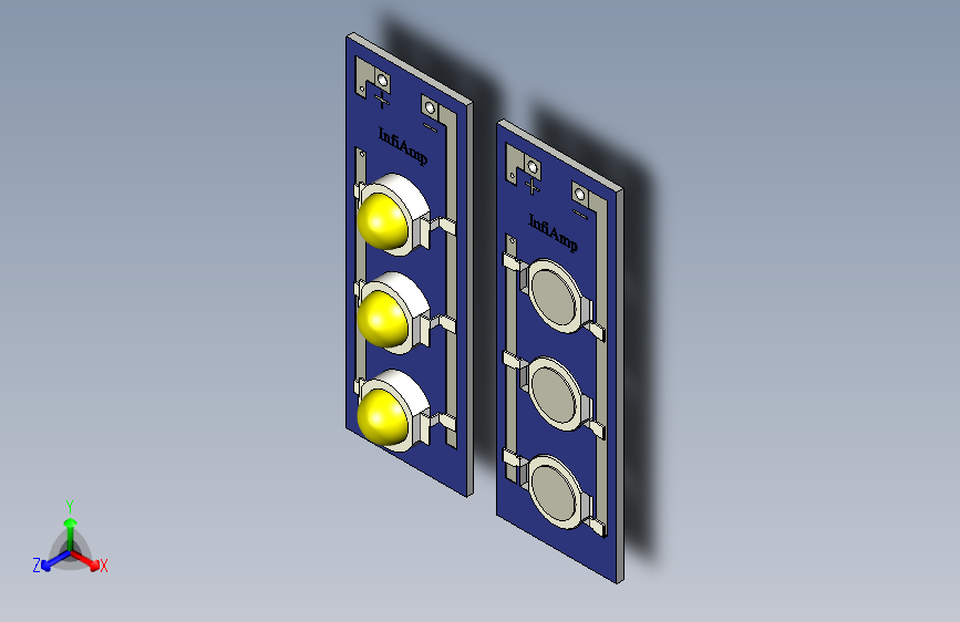 3W 3COB LED 印刷电路板