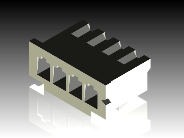 4 针 2mm 间距 JST 连接器 - 母头