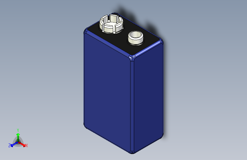 9V 电池设计轮廓