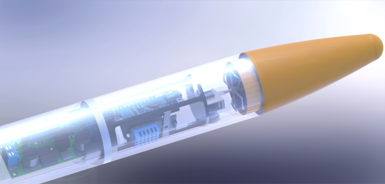 40毫米探空火箭电子胶囊