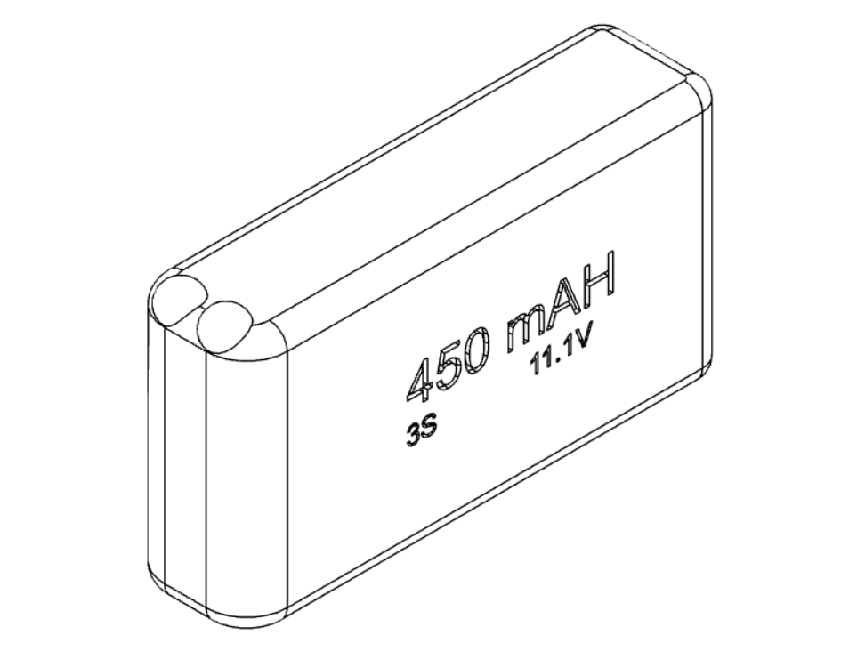 450毫安时 3节 11.1伏 锂聚合物电池
