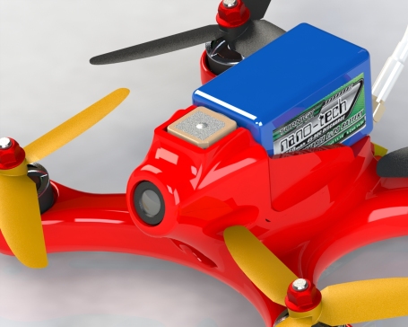 170毫米FPV赛车，由NHAdrian制造